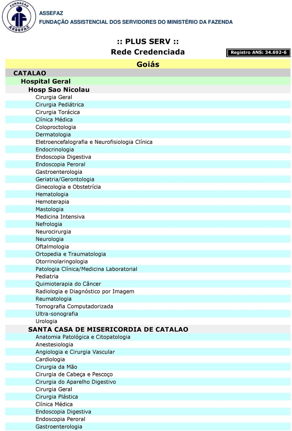 Quimioterapia do Câncer Reumatologia SANTA CASA DE