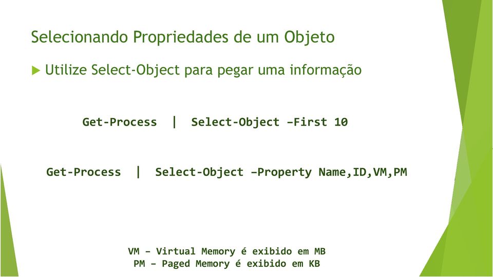 Select-Object First 10 Get-Process Select-Object Property