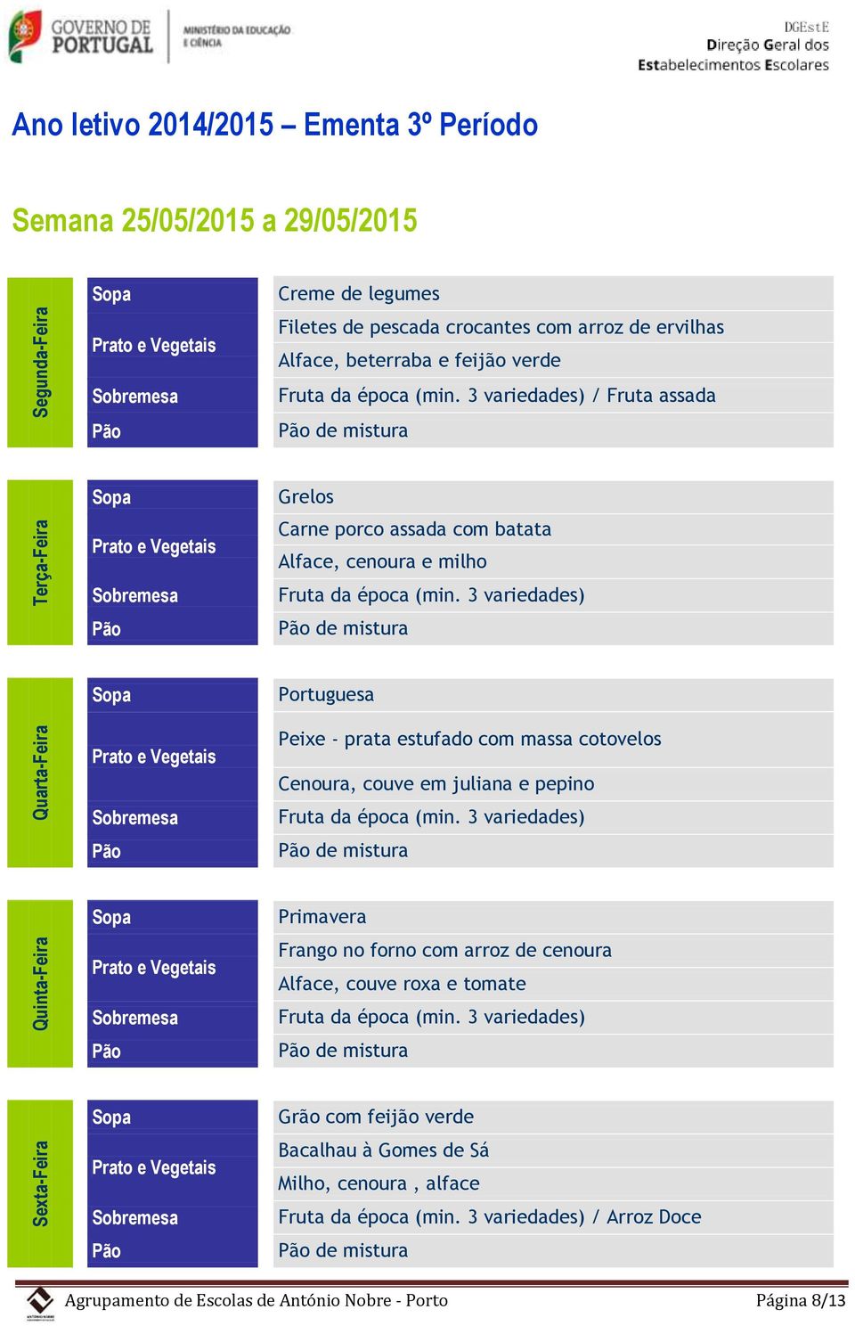 cotovelos Cenoura, couve em juliana e pepino de mistura Primavera Frango no forno com arroz de cenoura Alface, couve roxa e tomate de mistura