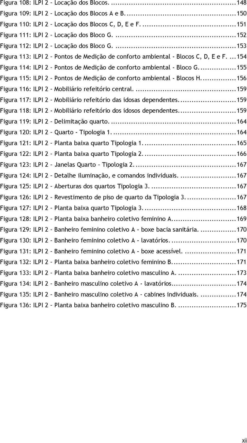 ... 154 Figura 114: ILPI 2 Pontos de Medição de conforto ambiental - Bloco G.... 155 Figura 115: ILPI 2 Pontos de Medição de conforto ambiental - Blocos H.