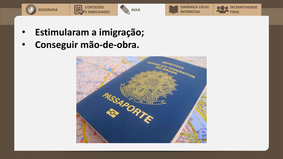 imigrção;