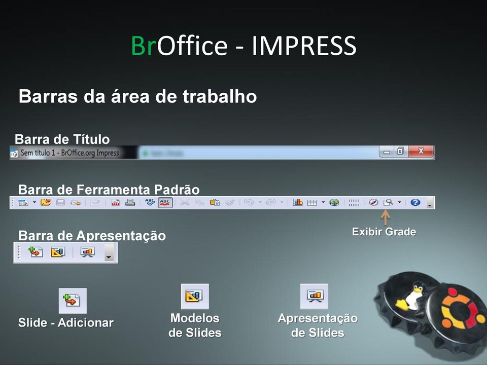 de Apresentação Exibir Grade Slide -