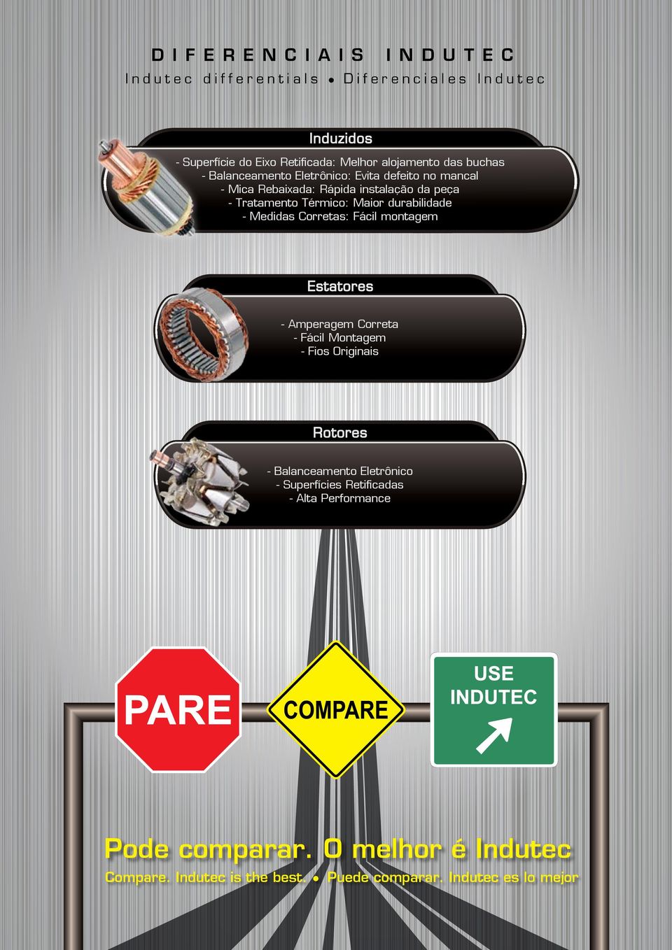 - Medidas Corretas: Fácil montagem Estatores - Amperagem Correta - Fácil Montagem - Fios Originais Rotores - Balanceamento Eletrônico -