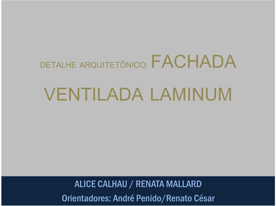 FACHADA VENTILADA