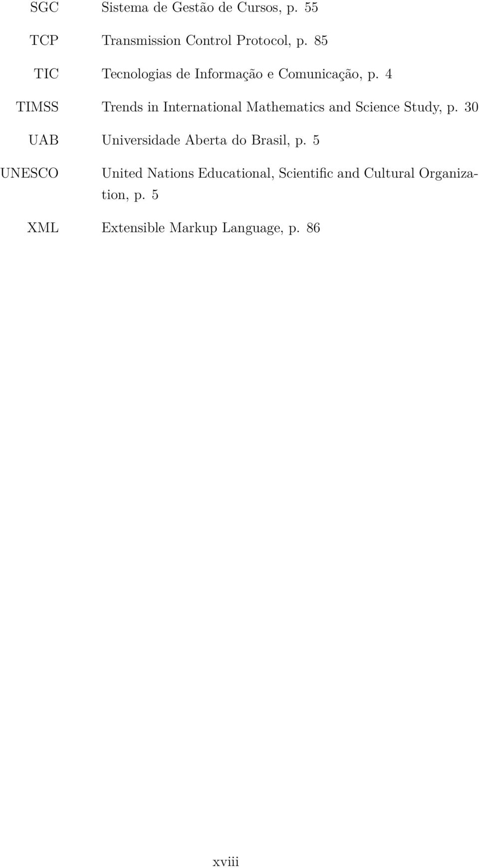 4 TIMSS Trends in International Mathematics and Science Study, p.