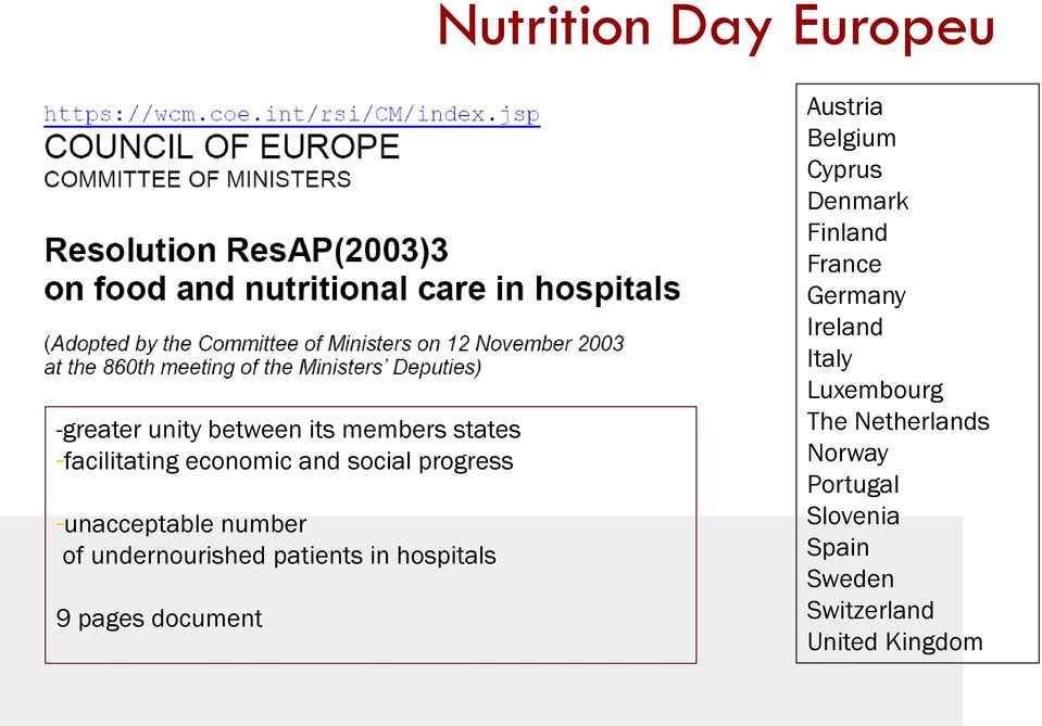 hospitals 9 pages document Austria Belgium Cyprus Denmark Finland France Germany