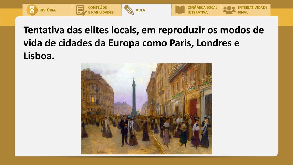 modos de vida de cidades da