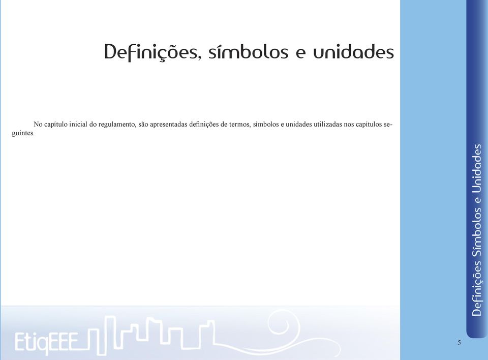 definições de termos, símbolos e unidades