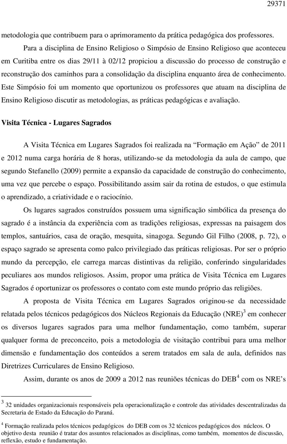 para a consolidação da disciplina enquanto área de conhecimento.