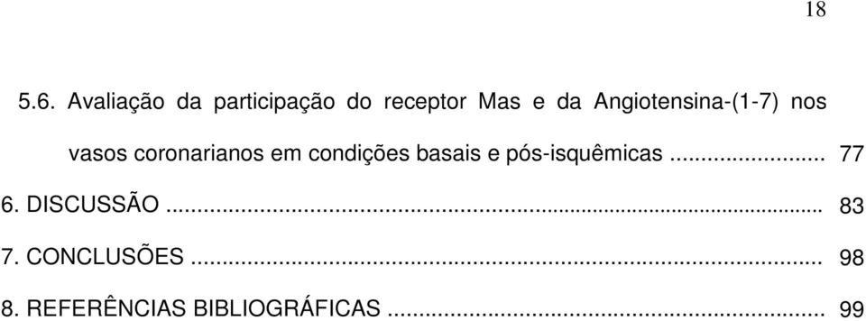 Angiotensina-(1-7) nos vasos coronarianos em