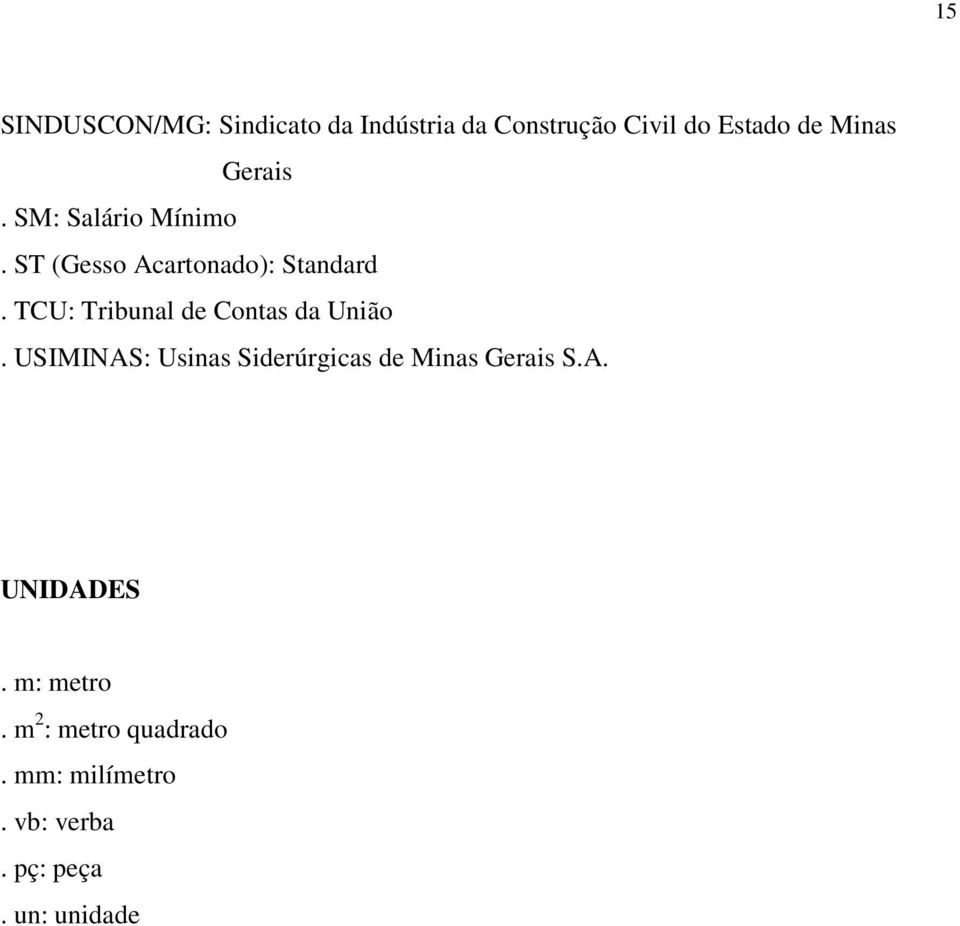 TCU: Tribunal de Contas da União.