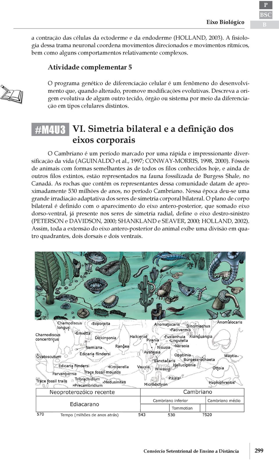 Atividade complementar 5 O programa genético de diferenciação celular é um fenômeno do desenvolvimento que, quando alterado, promove modificações evolutivas.