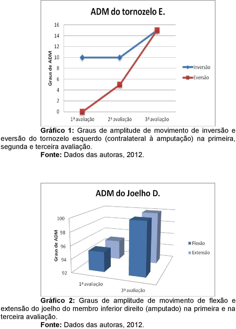 Fonte: Dados das autoras, 2012.