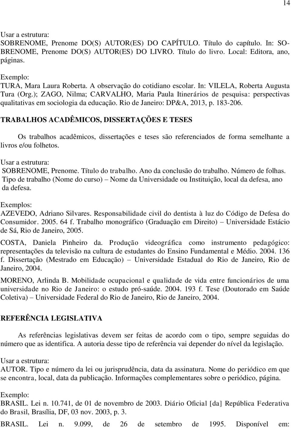 ); ZAGO, Nilma; CARVALHO, Maria Paula Itinerários de pesquisa: perspectivas qualitativas em sociologia da educação. Rio de Janeiro: DP&A, 2013, p. 183-206.