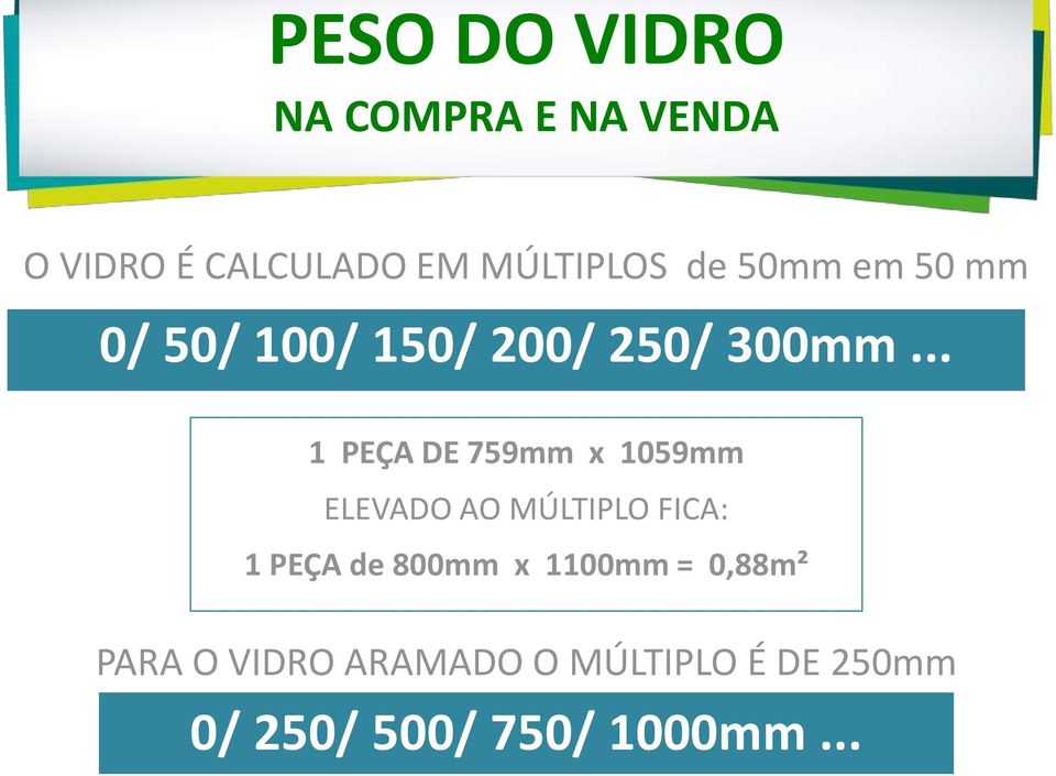 .. 1 PEÇA DE 759mm x 1059mm ELEVADO AO MÚLTIPLO FICA: 1 PEÇA de