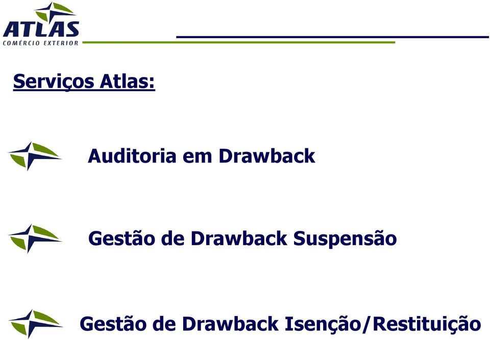 Drawback Suspensão Gestão