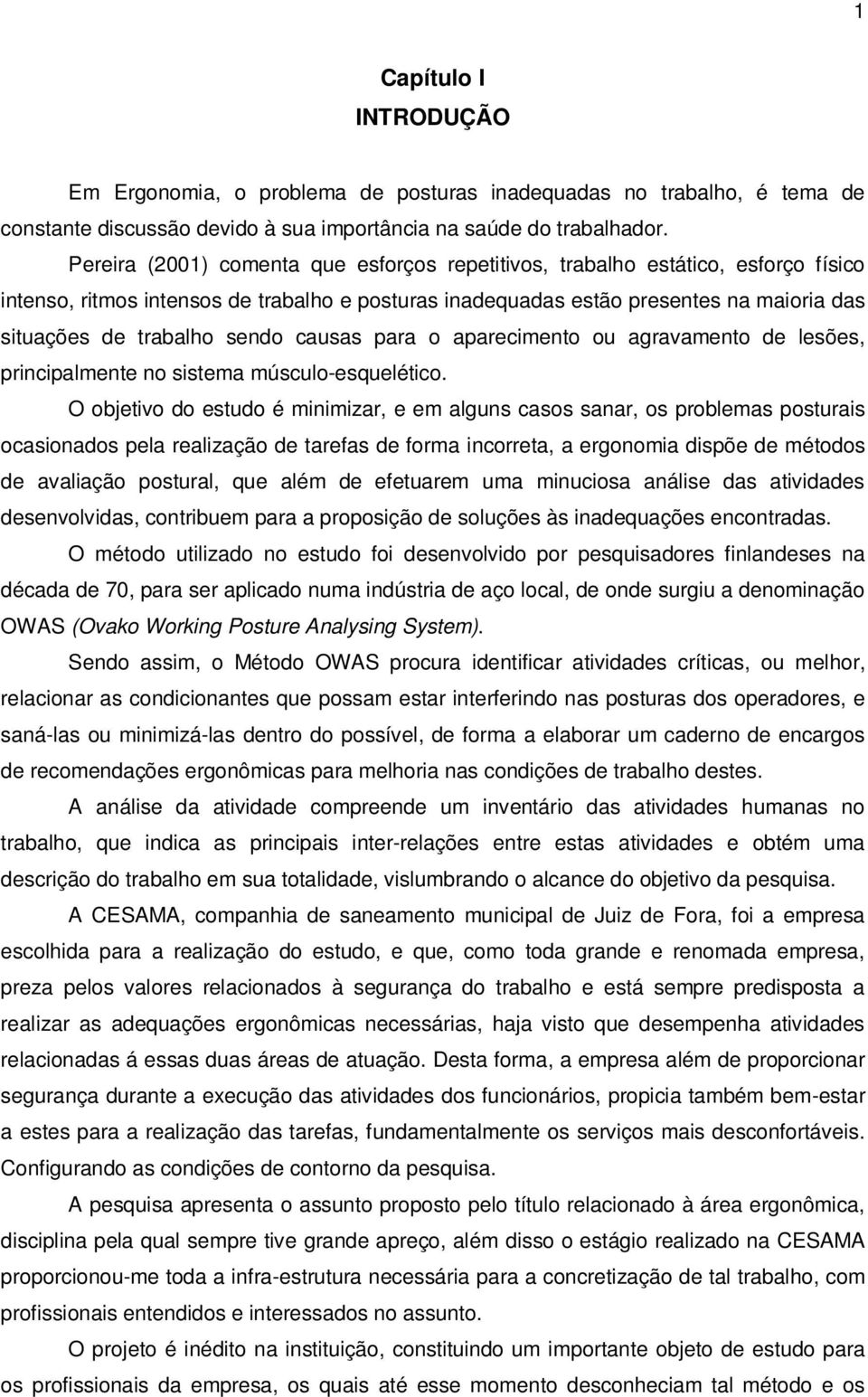 sendo causas para o aparecimento ou agravamento de lesões, principalmente no sistema músculo-esquelético.