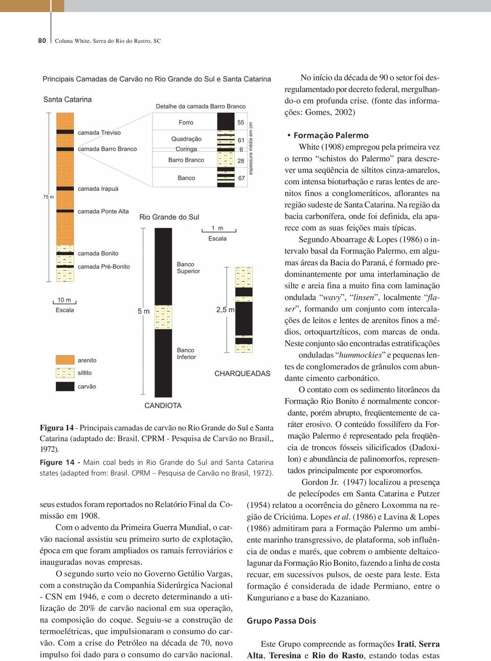 seus estudos foram reportados no Relatório Final da Comissão em 1908.