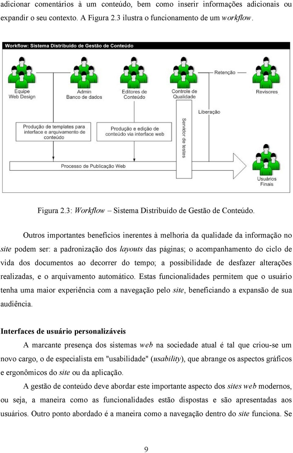 do tempo; a possibilidade de desfazer alterações realizadas, e o arquivamento automático.