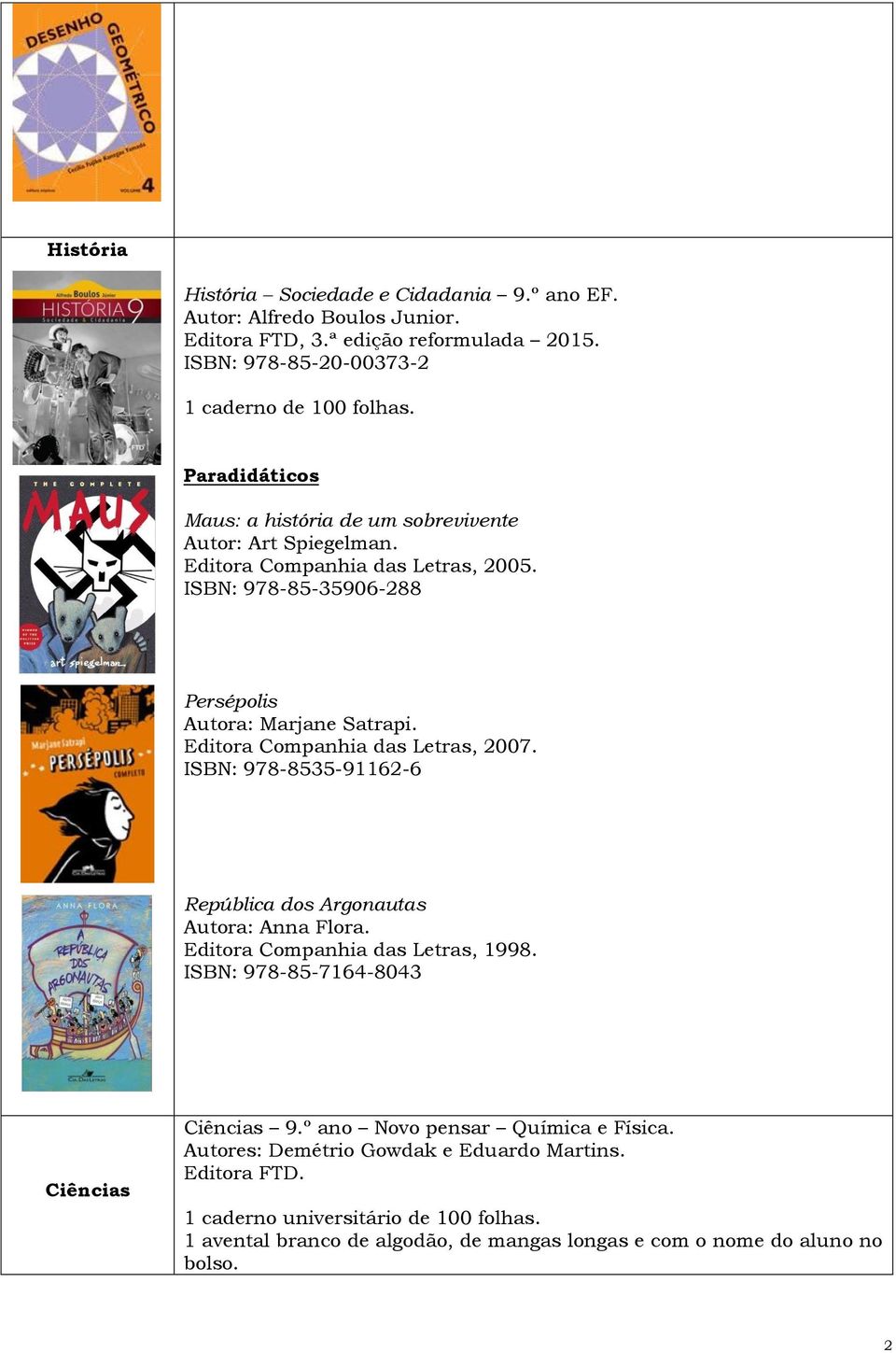 Editora Companhia das Letras, 2007. ISBN: 978-8535-91162-6 República dos Argonautas Autora: Anna Flora. Editora Companhia das Letras, 1998.