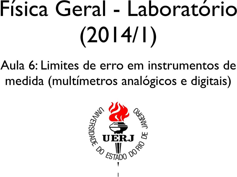 erro em instrumentos de medida