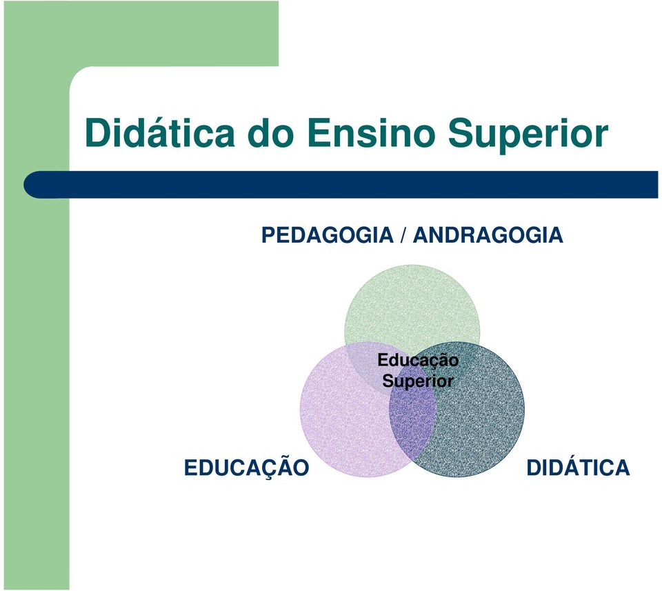 ANDRAGOGIA Educação