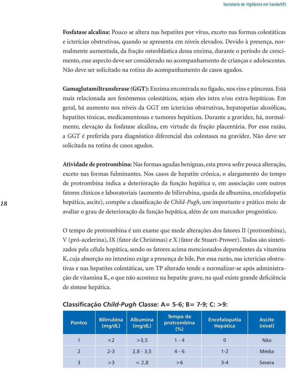 Não deve ser solicitado na rotina do acompanhamento de casos agudos. Gamaglutamiltransferase (GGT): Enzima encontrada no fígado, nos rins e pâncreas.