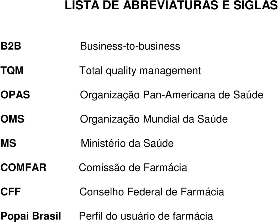 Pan-Americana de Saúde Organização Mundial da Saúde Ministério da