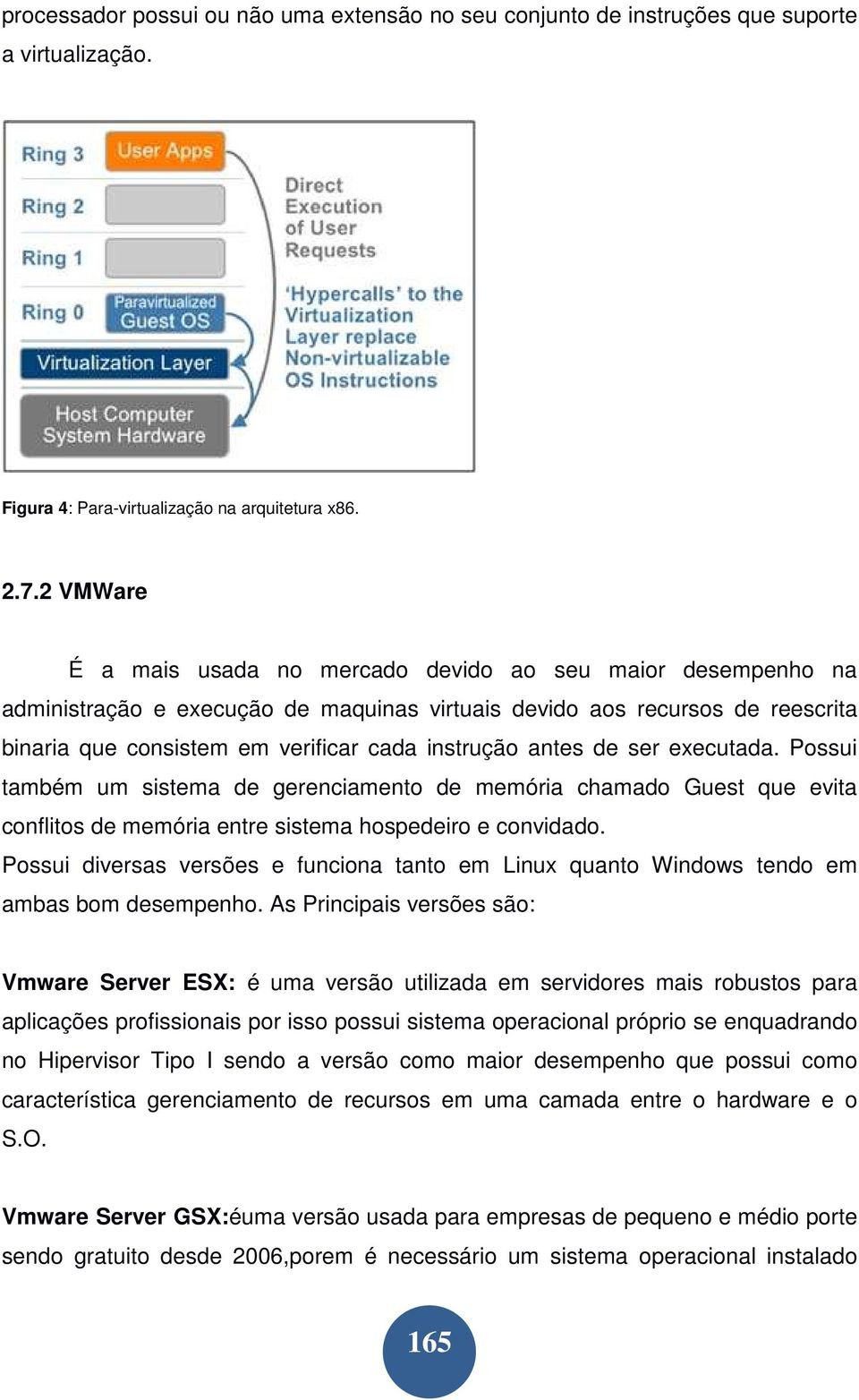 antes de ser executada. Possui também um sistema de gerenciamento de memória chamado Guest que evita conflitos de memória entre sistema hospedeiro e convidado.