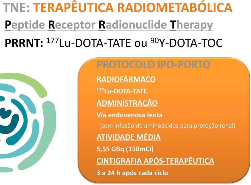 ADMINISTRAÇÃO Via endovenosa lenta (com infusão de aminoácidos para proteção renal)