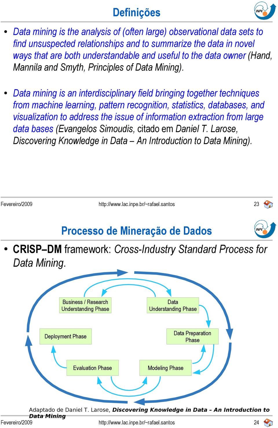 Data mining is an interdisciplinary ﬁeld bringing together techniques from machine learning, pattern recognition, statistics, databases, and visualization to address the issue of information