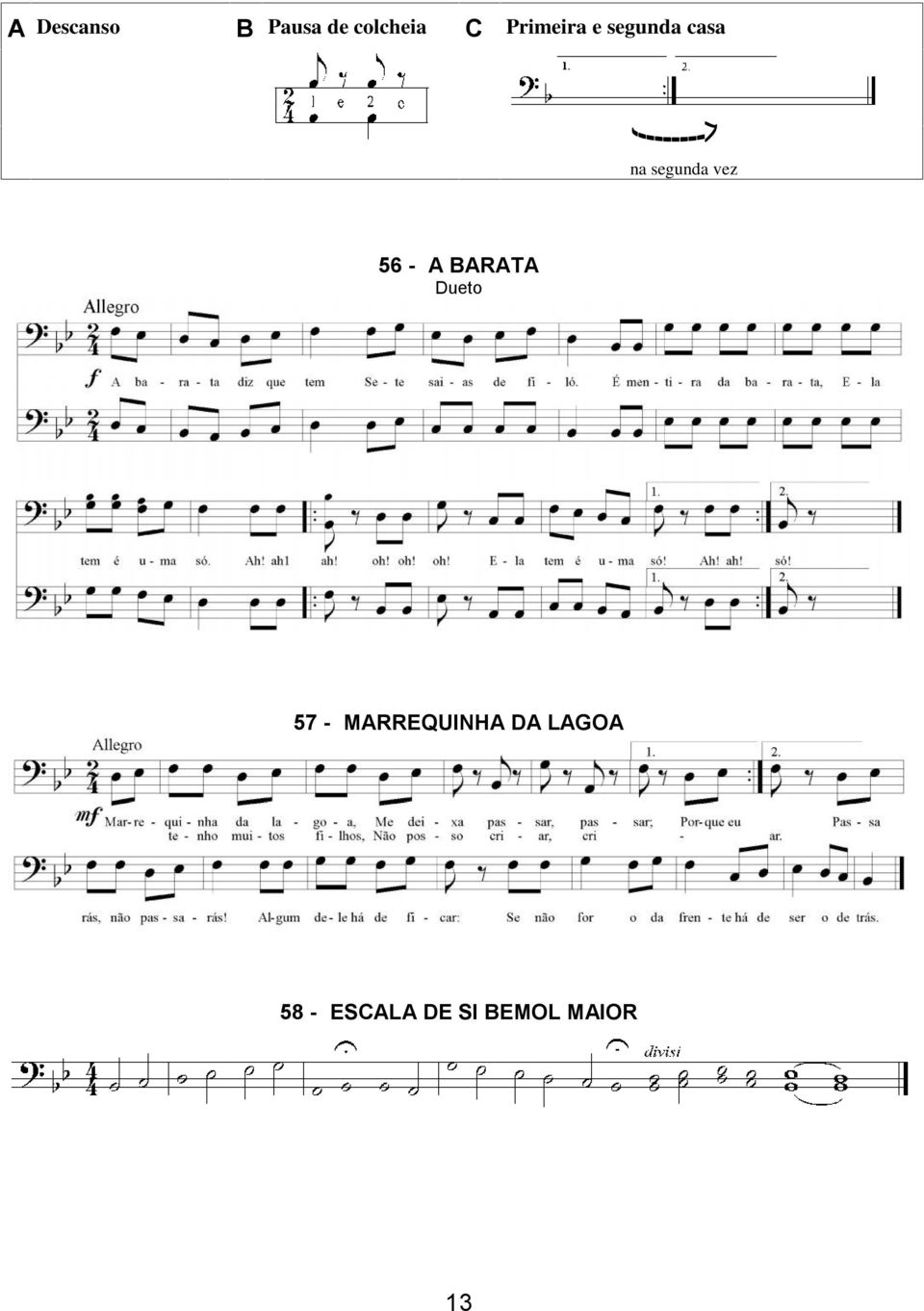 vez 56 - A BARATA Dueto 57 -
