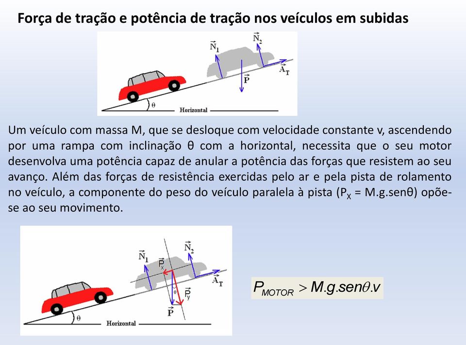 anular a potência das forças que resistem ao seu avanço.