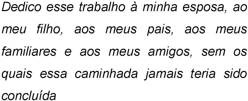 familiares e aos meus amigos, sem os