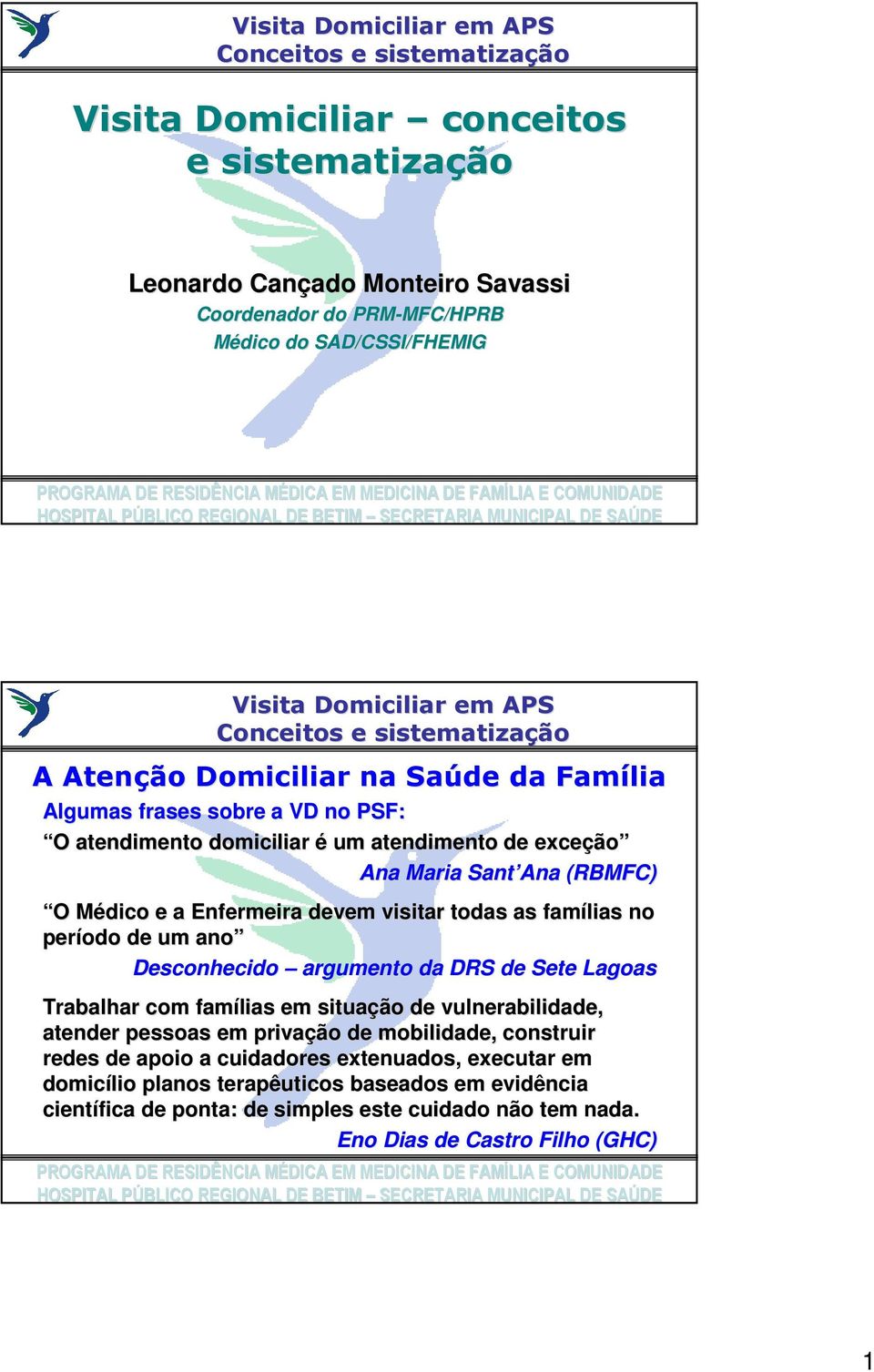 Desconhecido argumento da DRS de Sete Lagoas Trabalhar com famílias em situação de vulnerabilidade, atender pessoas em privação de mobilidade, construir redes de apoio a