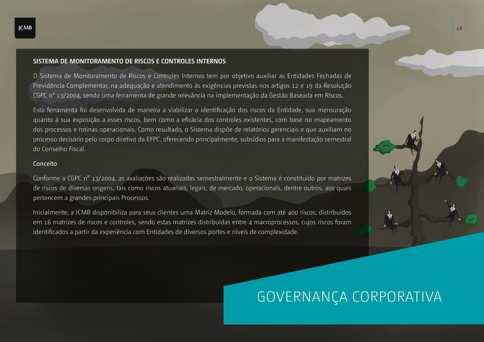 Esta ferramenta foi desenvolvida de maneira a viabilizar a identificação dos riscos da Entidade, sua mensuração quanto à sua exposição a esses riscos, bem como a eficácia dos controles existentes,