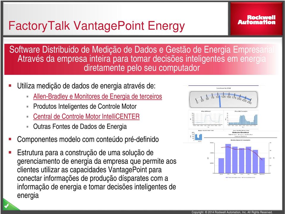 Controle Motor IntelliCENTER Outras Fontes de Dados de Energia Componentes modelo com conteúdo pré-definido Estrutura para a construção de uma solução de gerenciamento de energia da