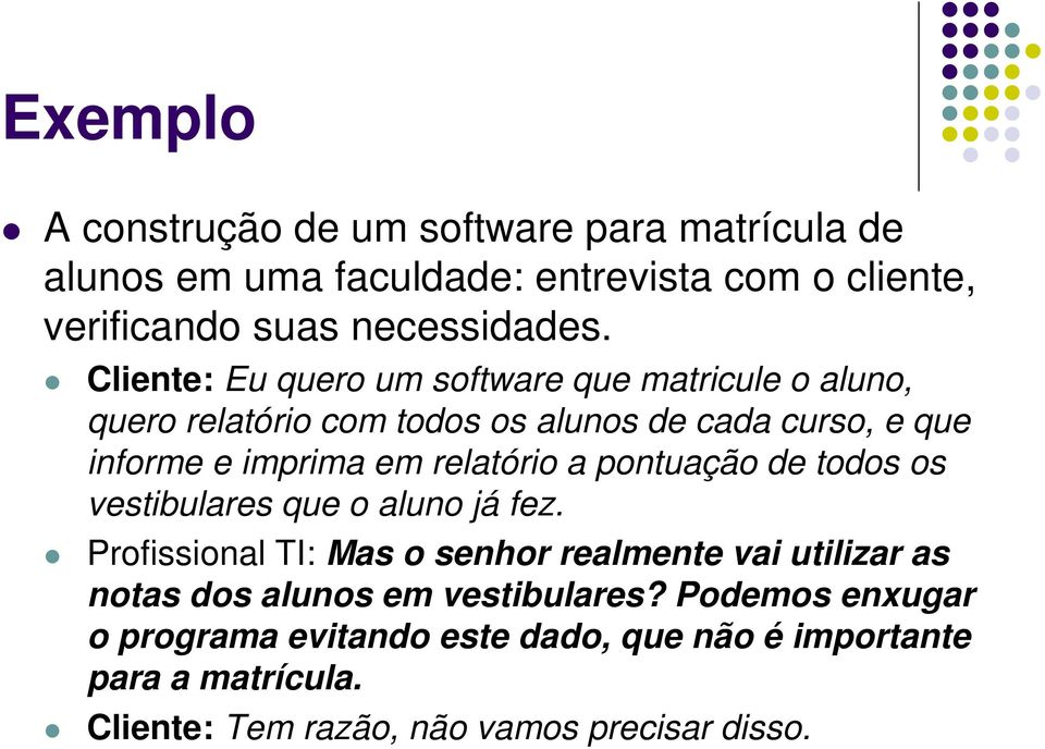 relatório a pontuação de todos os vestibulares que o aluno já fez.