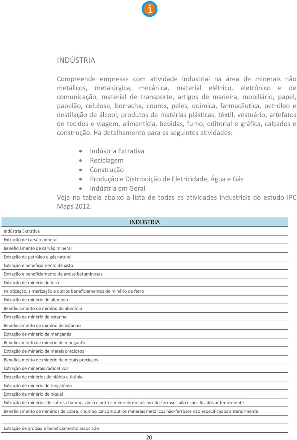 e viagem, alimentícia, bebidas, fumo, editorial e gráfica, calçados e construção.