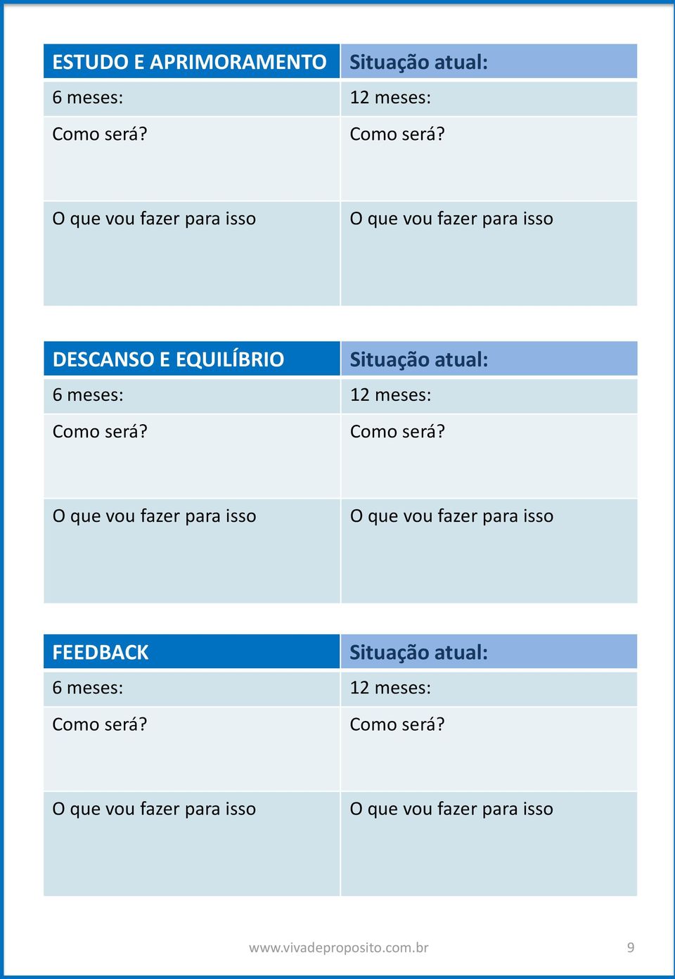 E EQUILÍBRIO Situação