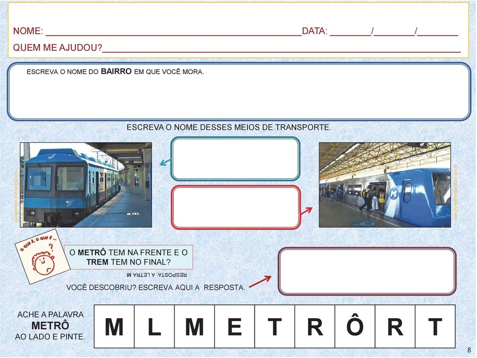 portaltransparencia.gov.br O METRÔ TEM NA FRENTE E O TREM TEM NO FINAL?