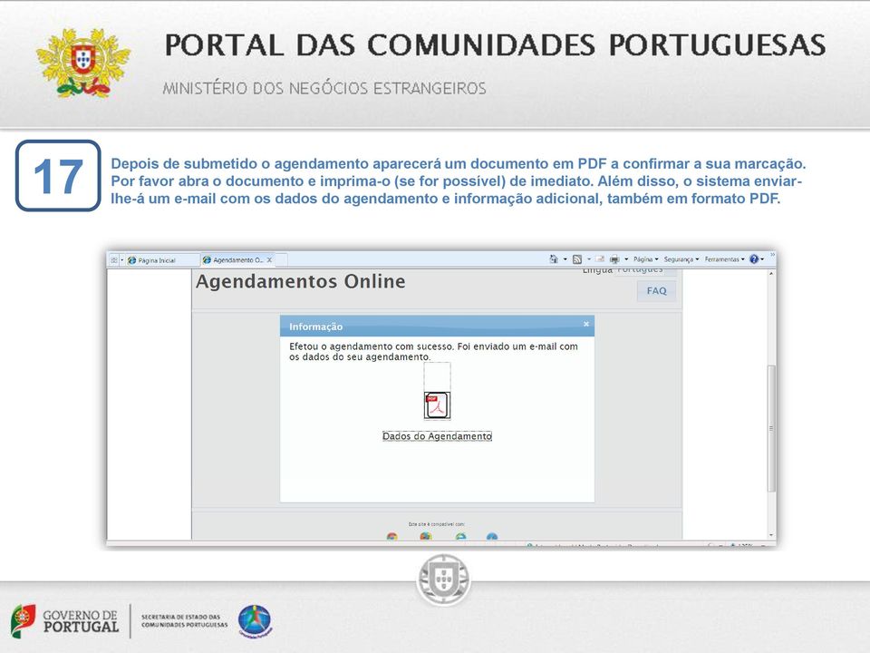 Por favor abra o documento e imprima-o (se for possível) de imediato.