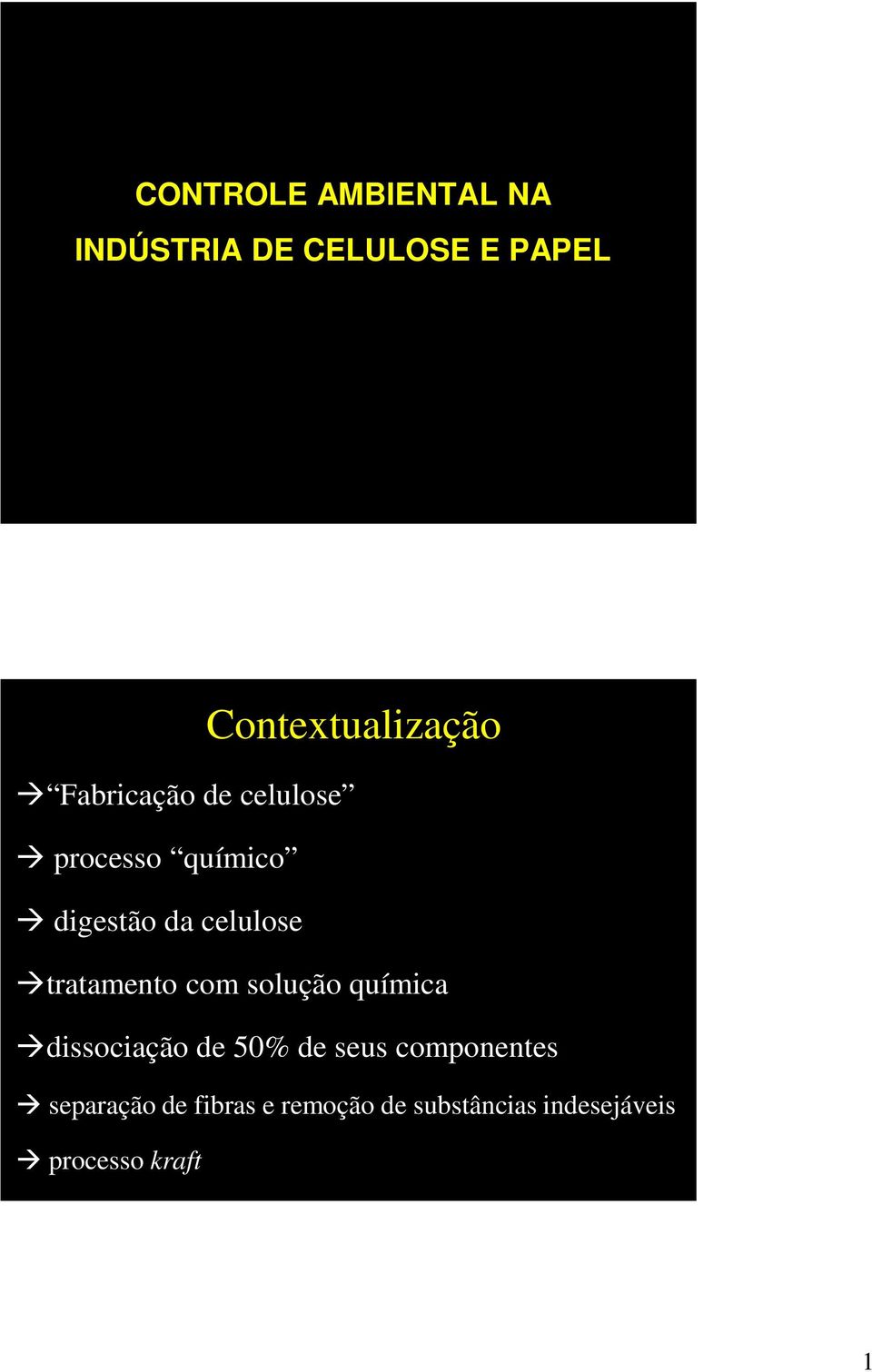 tratamento com solução química dissociação de 50% de seus