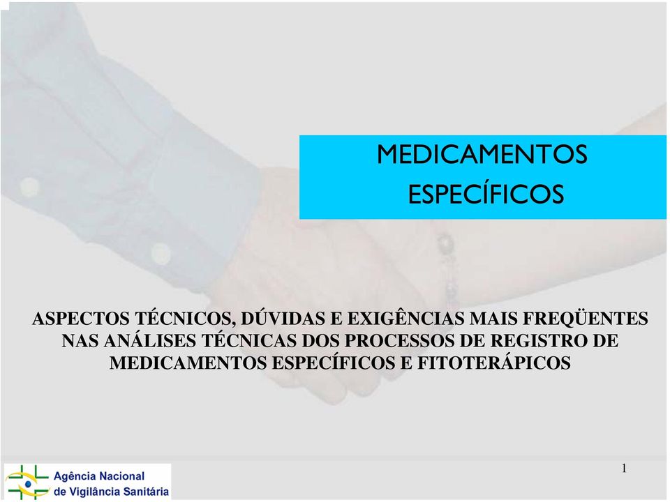 ANÁLISES TÉCNICAS DOS PROCESSOS DE REGISTRO