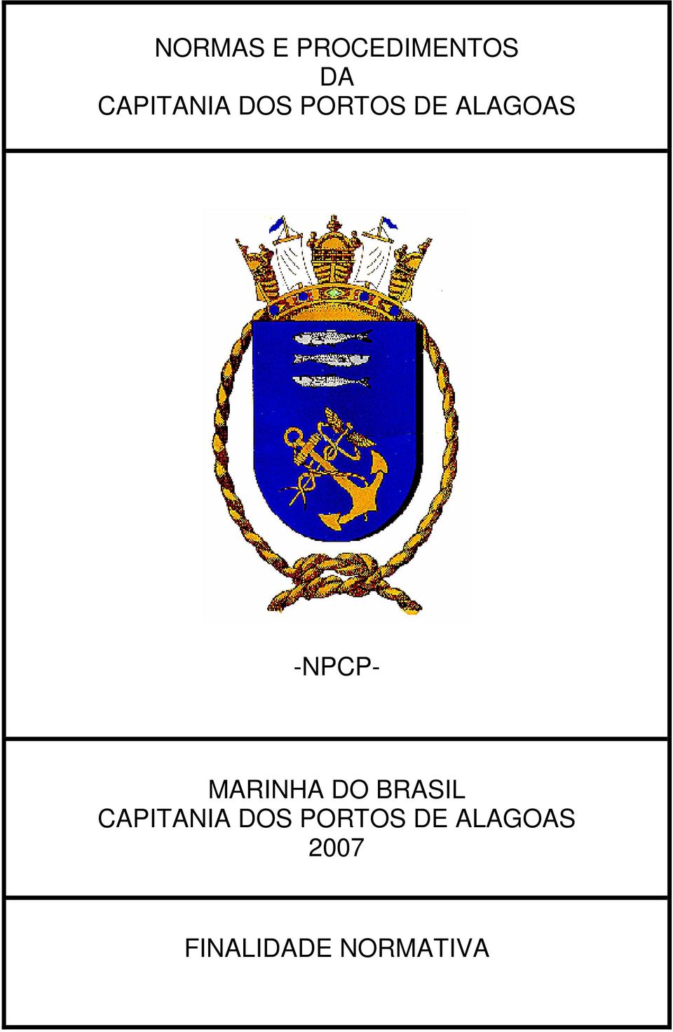 -NPCP- MARINHA DO BRASIL  2007