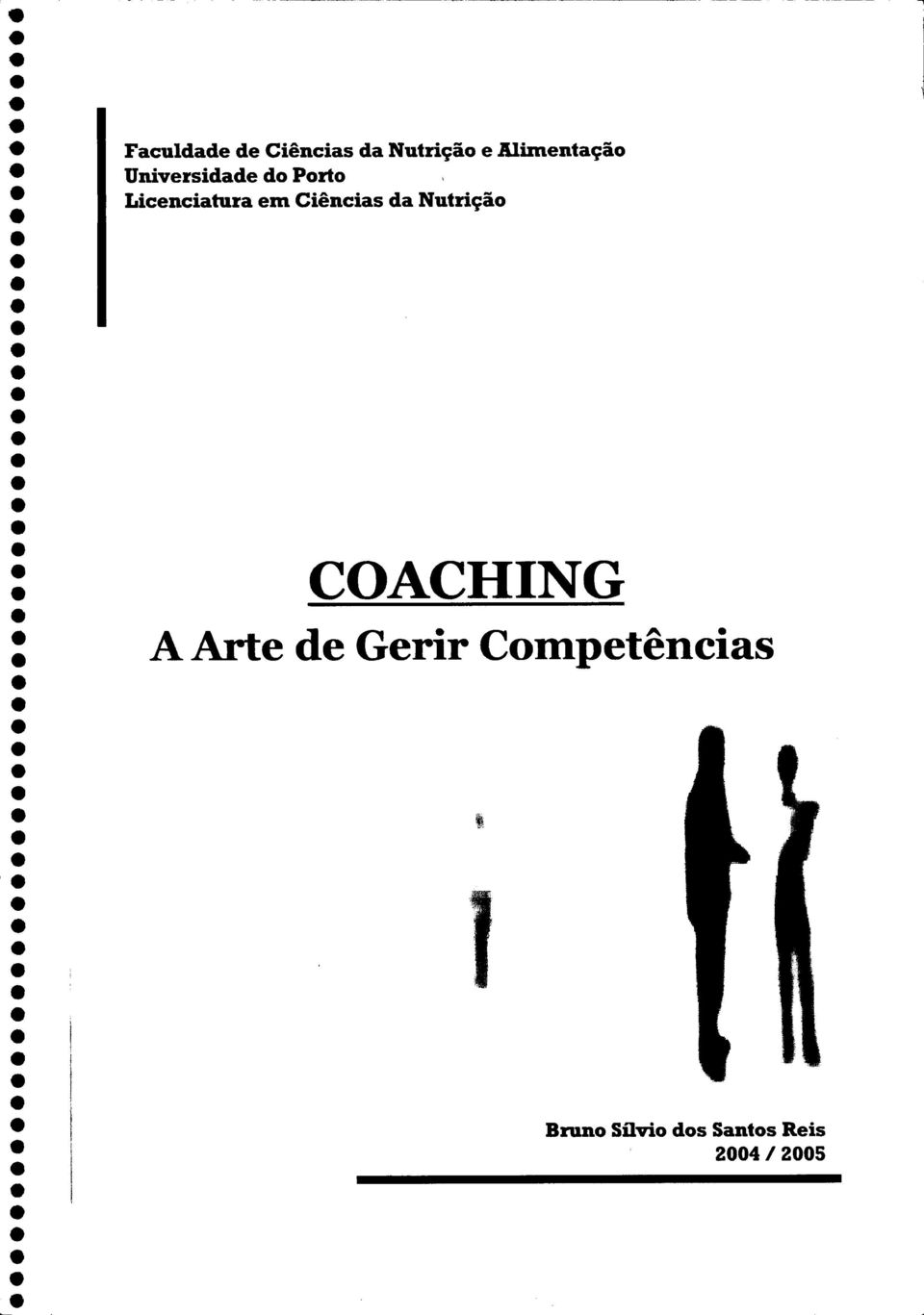 em Ciências da Nutrição COACHING A Arte de