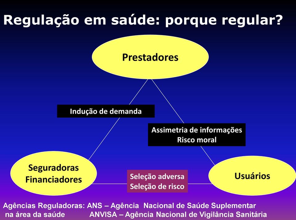 Seguradoras Financiadores Seleção adversa Seleção de risco Usuários