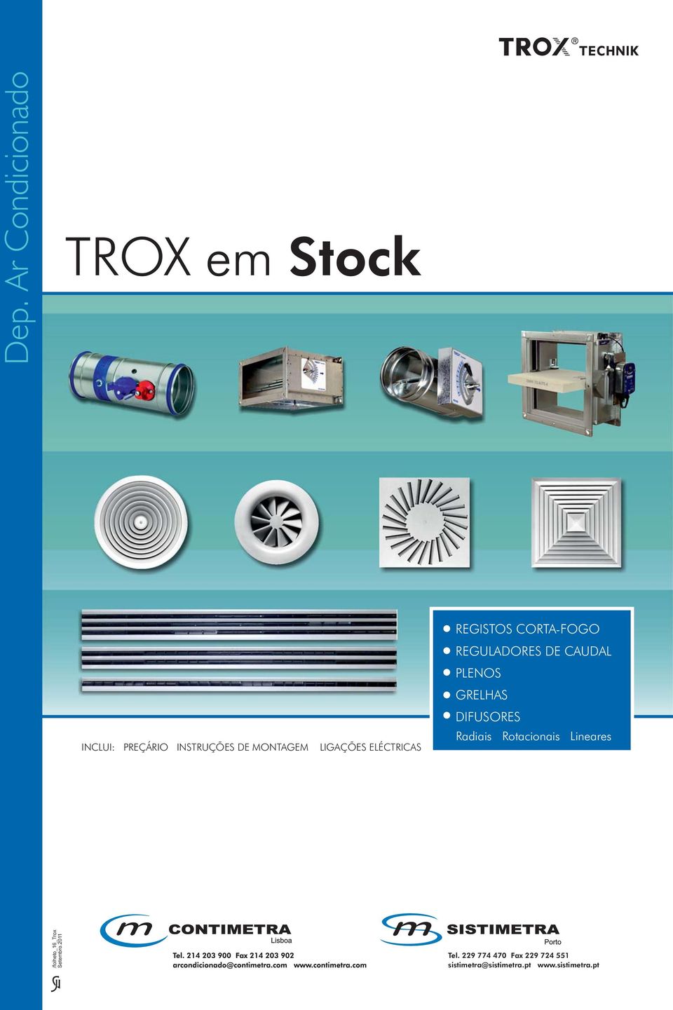 PLENOS GRELAS DIFUSORES Radiais Rotacionais Lineares /folheto_16_trox