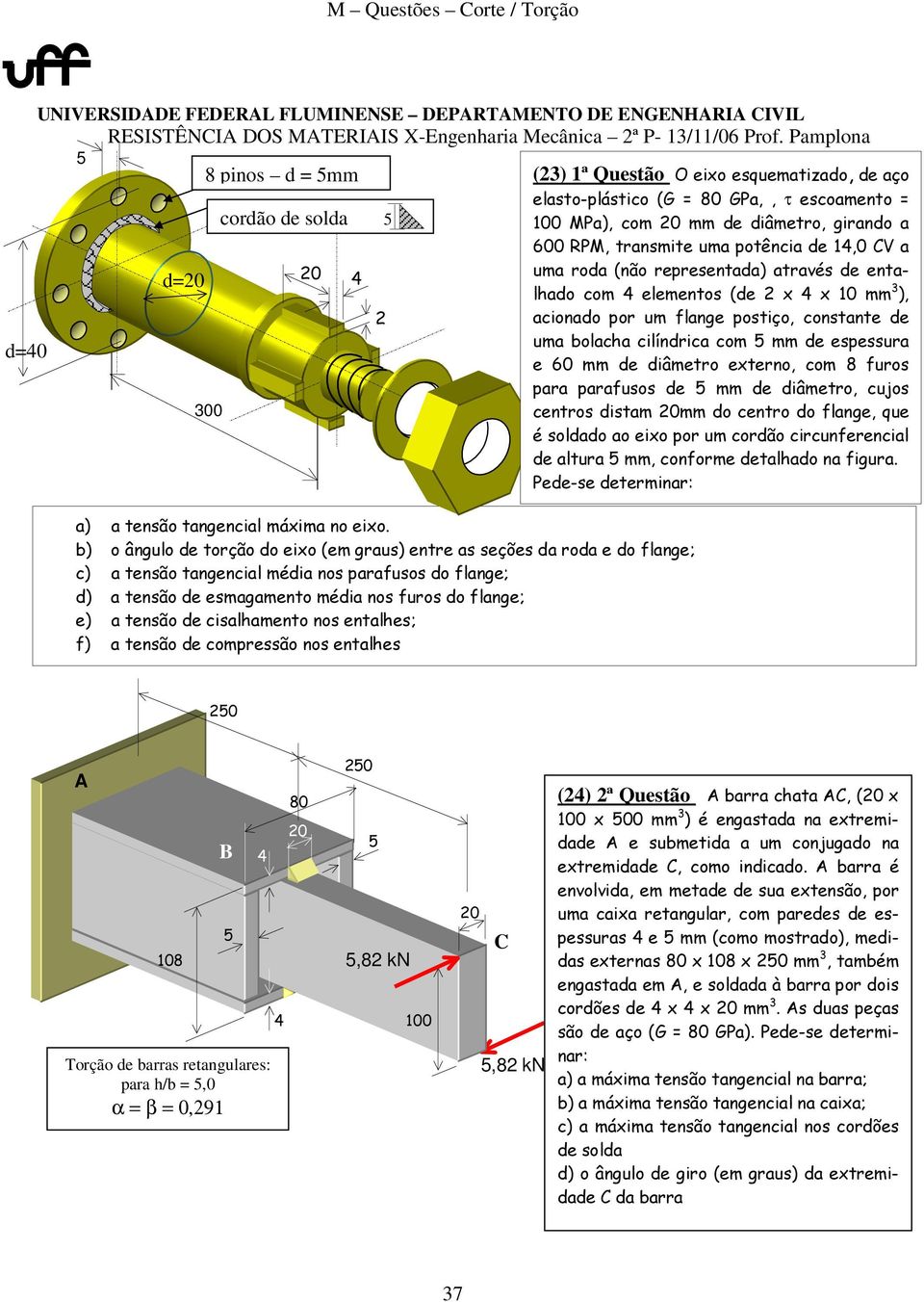 de 1,0 V a d=0 0 uma roda (não representada) através de entalhado com elementos (de x x 10 mm 3 ), acionado por um flange postiço, constante de uma bolacha cilíndrica com 5 mm de espessura d=0 e 60