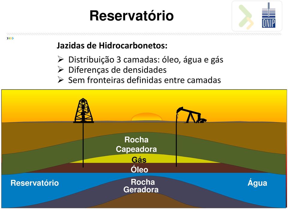 Diferenças de densidades Sem fronteiras definidas